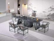 Minimalist Natural Marble Stone Tea Table Coffee Table Living Room Simple Modern Light Luxury Marble Tea Table