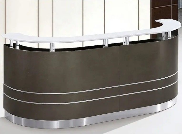 High Quality Modern Luxury Reception Desk Customized Office Front Reception Furniture Multi Person Reception Desk